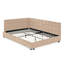 Structure de lit tapissier capitonné, cadre de canapé-lit avec dossier et accoudoirs confortables, lit pour chambre à coucher, salon, velours (80,5 po x 59 po x 30,5 po)-134539469-134539467