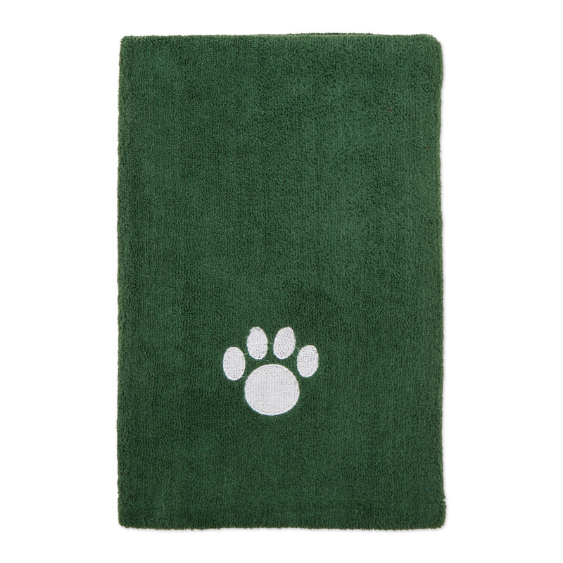 Serviette de bain Hockett, Vert forêt