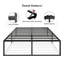 Structure de lit en métal Simple TG - structure de lit plateforme très robuste de 16 po sans sommier, facile à assembler, sans bruit, sommier robuste, espace de rangement sous le lit