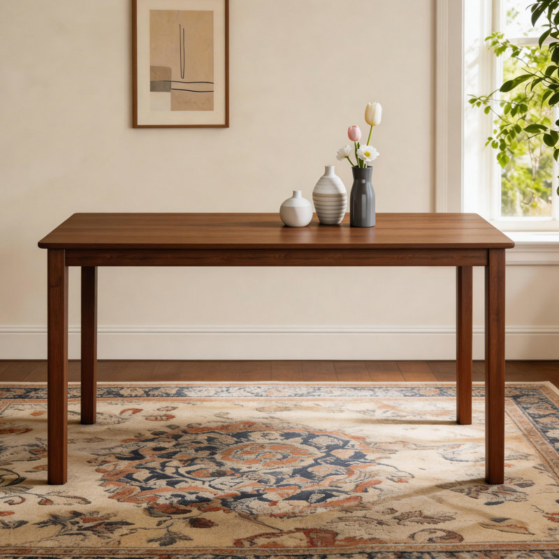 Heidy Wood Dining Table For 4-6 People