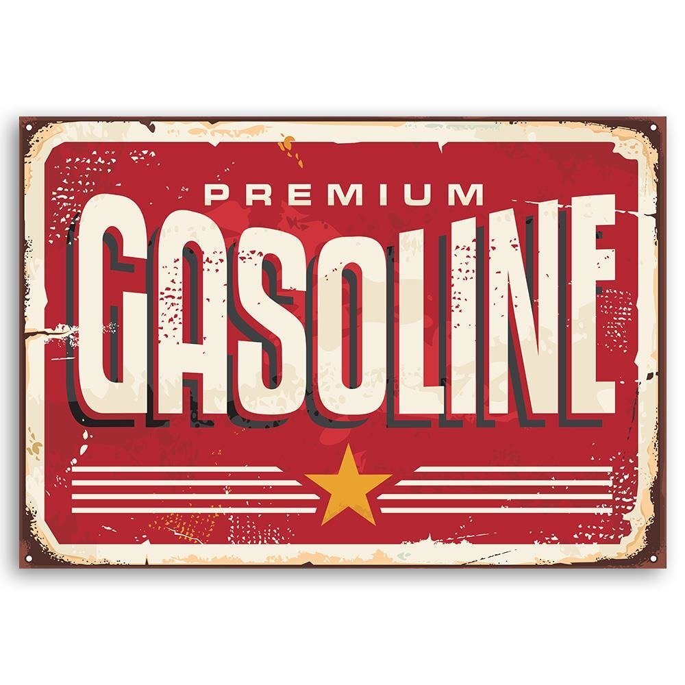 Leinwandbild Retro Gasoline