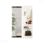 Miroir d'appoint mural pleine longueur - Design multifonctionnel avec tablette et crochets