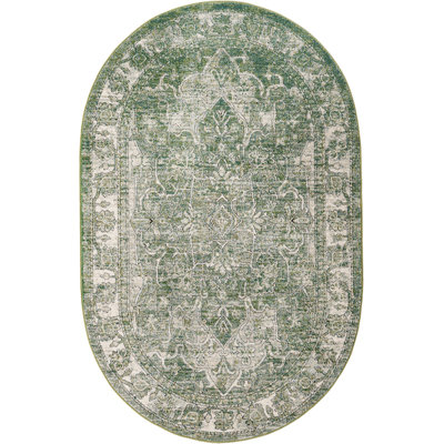 Tapis traditionnel Mekalah Moss Oriental