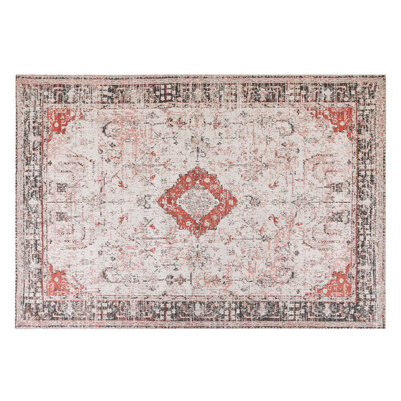 Artor Geometric Cotton Area Rug, Rectangle 160 x 230cm