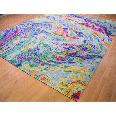 One-of-a-Kind 11'7" X 14'5" New Age Area Rug in