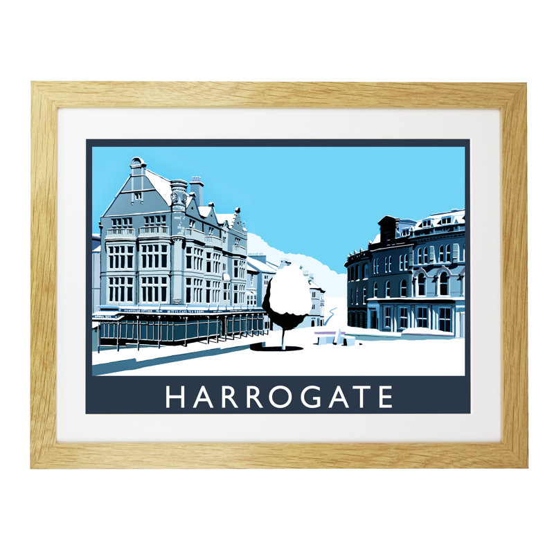 Richard O'Neil - Print, Oak Wood Frame, 33.5 cm H x 43.5 cm W x 2.2 cm D