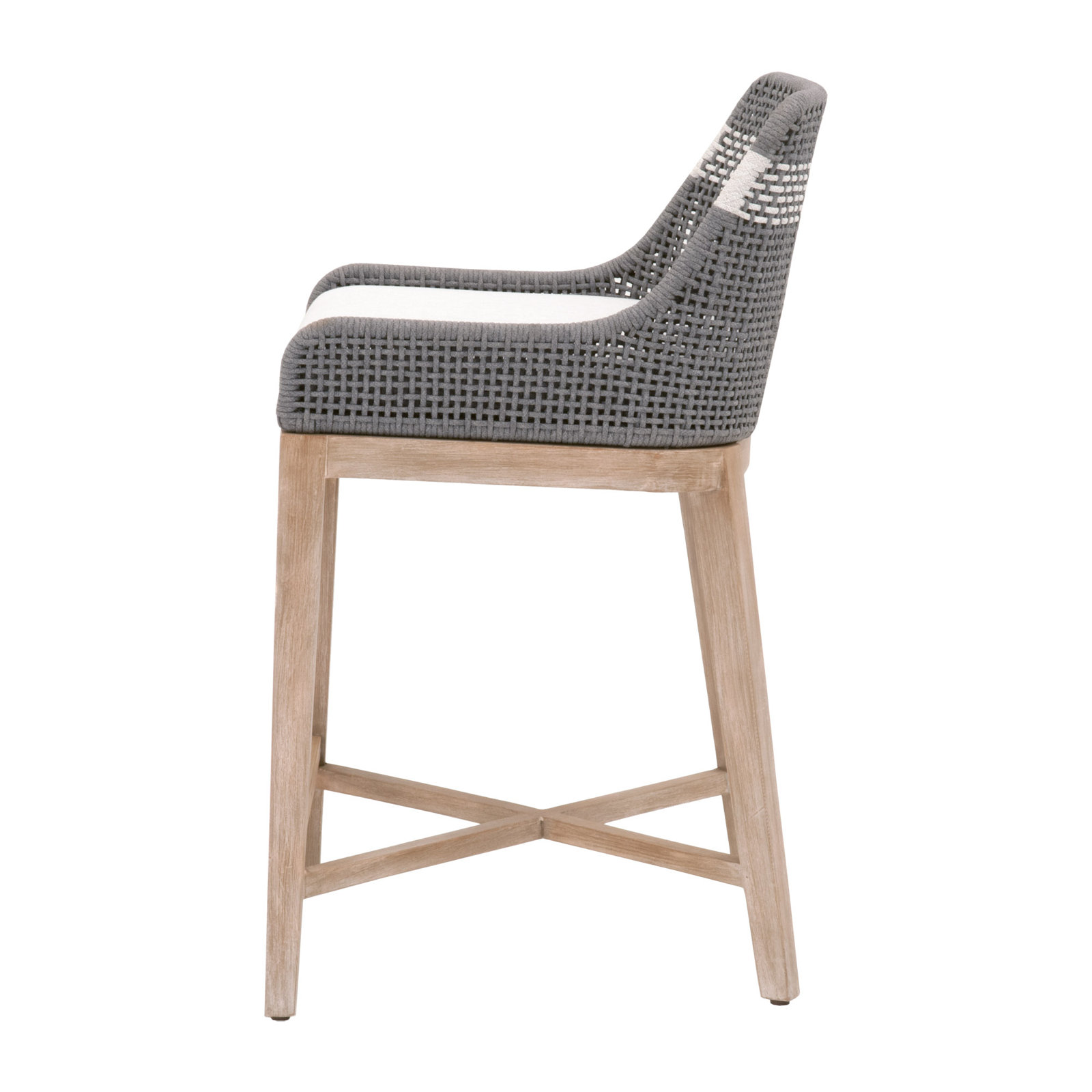 Bowker Bar & Counter Stool, Counter Stool (26" Seat Height), Dove Gray / White Speckle