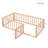 Wood Daybed Frame With Fence-945896501-945896502