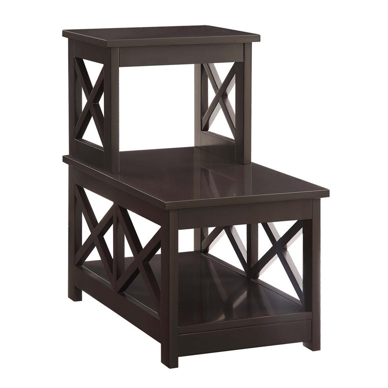 Table de bout avec rangement Darek, Espresso