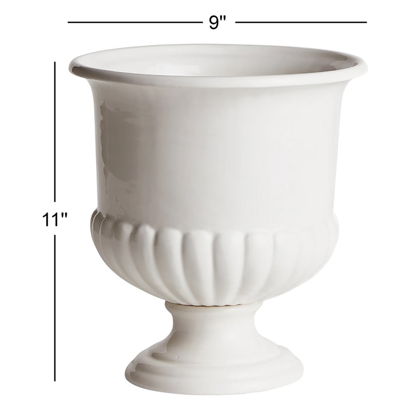 Mirabelle Ceramic Decorative Bowl, 11" H x 9" W x 9" D