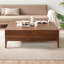 Table de bout en noyer noir