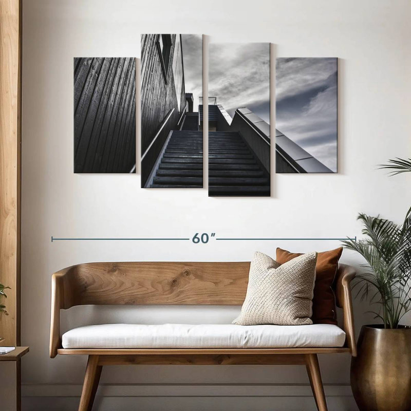 Lilie Bleak Staircase, 32'' H x 52'' W