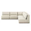 Canapé modulaire d'extérieur 5 pièces Korhonen