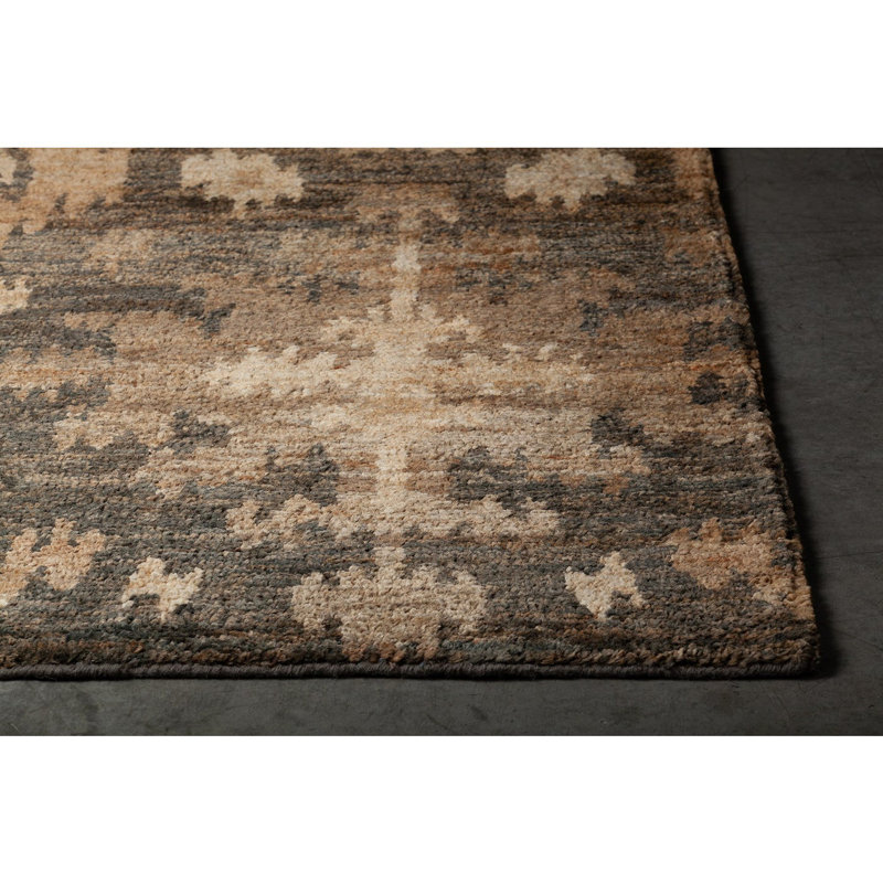 Hetty Hand Knotted Contemporary Rug, Rectangle 9' x 13'