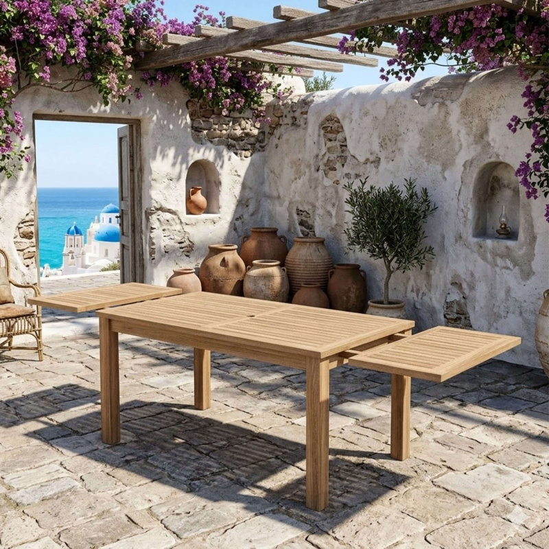 Bahama 95" Table with Double Leaf Extensions