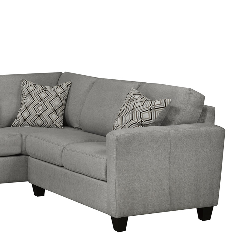 Canapé modulaire de 88 po de largeur, Polyester à 100 % colombe
