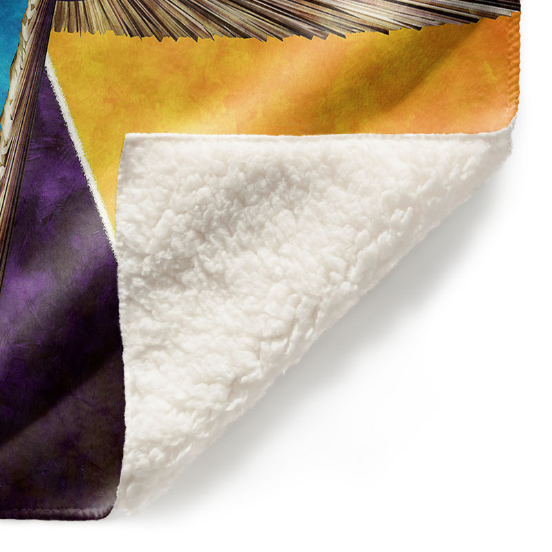 Couverture sherpa doux , 51 po x 60 po