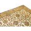 Hand Knotted Wool Area Rug in Cream And Gold