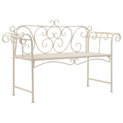 Banc de jardin en acier