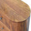 Commode 3 tiroirs en bois massif l 23,6 po Rumbell