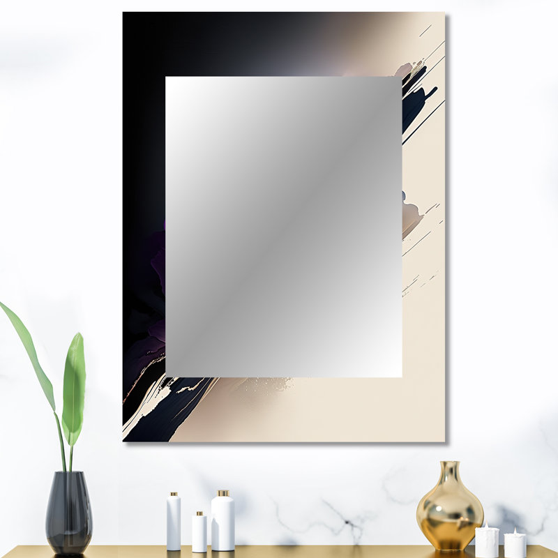 Pivoine mauve, fleurs hyperréalistes I - pivoines, décor de miroir mural unique, grand miroir mauve, impression sur métal
