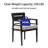 5-Piece Modern Outdoor Patio Dining Set With Sunbrella Cushioned Chairs And 40-Inch Square Table, Durable And Stylish For Elegant Entertaining