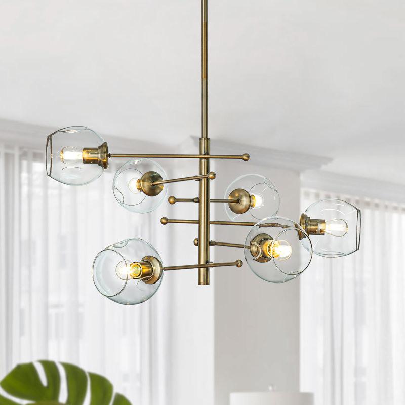 Aaeesha 6-Light Sputnik Chandelier