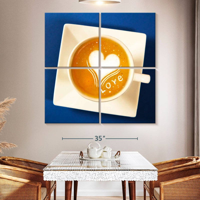 Yarlin Coffee Love, H 50 po x l 50 po
