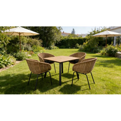 Cendro 5 Piece Dining Set
