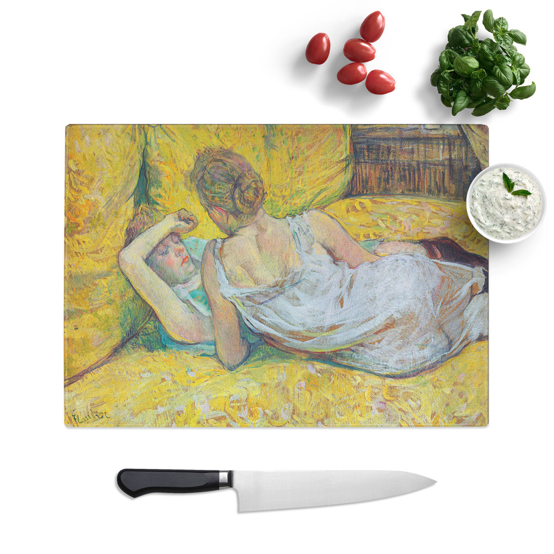 Abandonment by Henri De Toulouse-Lautrec Chopping Board