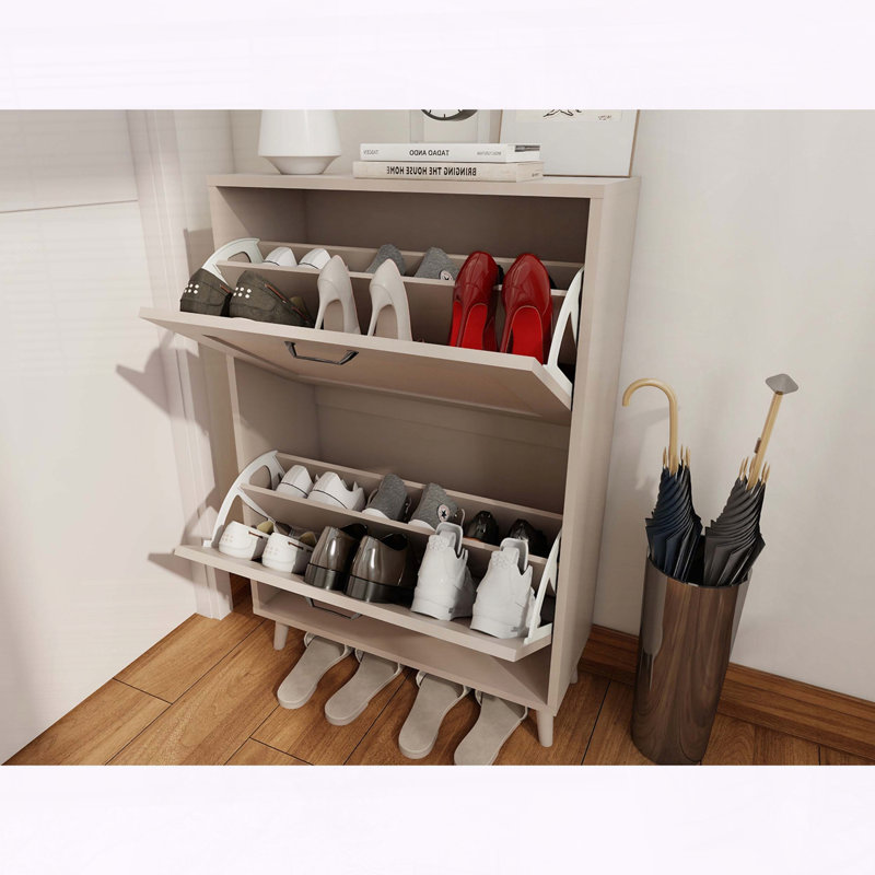 Range-chaussures à 2 niveaux pour vestibule