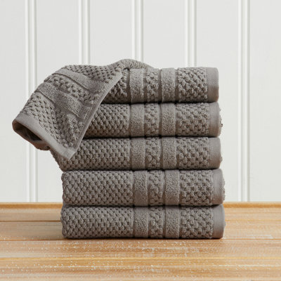Ensemble de serviettes 100% coton à carreaux