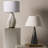 Vertical Wave Lamp-Matte White