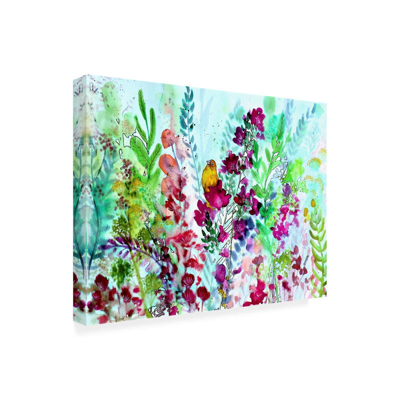 Art sur toile Sylvie Demers, H 14 po x l 19 po x P 2 po