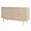 Buffet 4 portes avec portes à motif convexe-847462921
