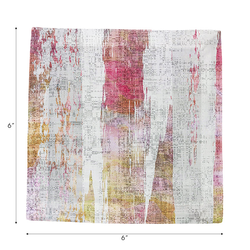 Birch Cotton Sateen Cocktail Napkins, Richesse