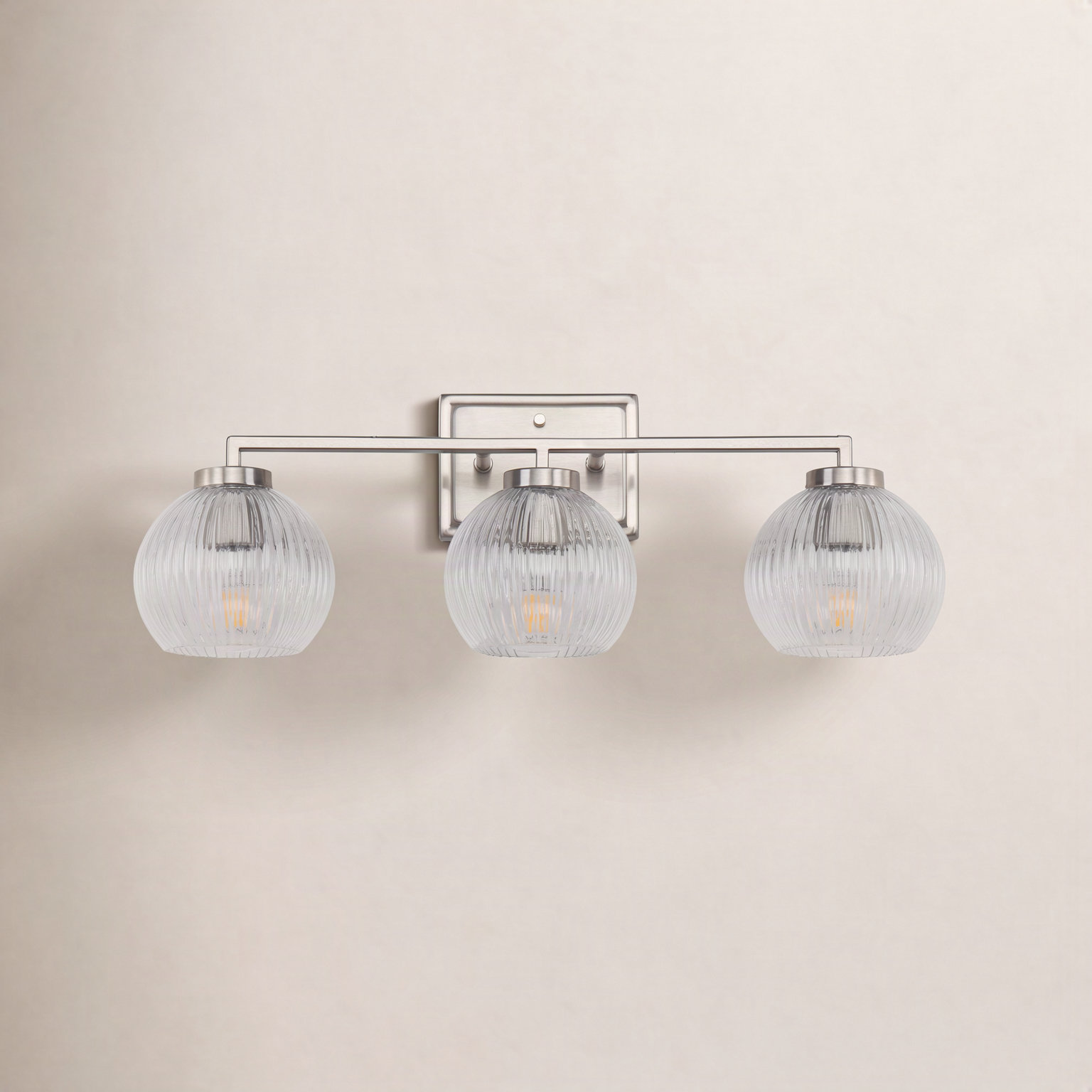 Deana 3-Light Vanity Light, Pewter