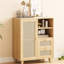 Armoire avec deux tiroirs et tablette réglable pour la cuisine, la salle à manger et le couloir. , Airy Natural Design, Spacieux petits articles, instructions de montage transparentes, 15 po de profondeur, 27,5 po de largeur, 33,8 po de hauteur-132972576
