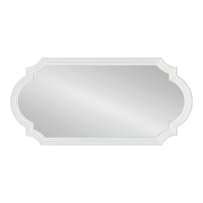 Second Avenue MDF Mirror, White, 42" x 20"