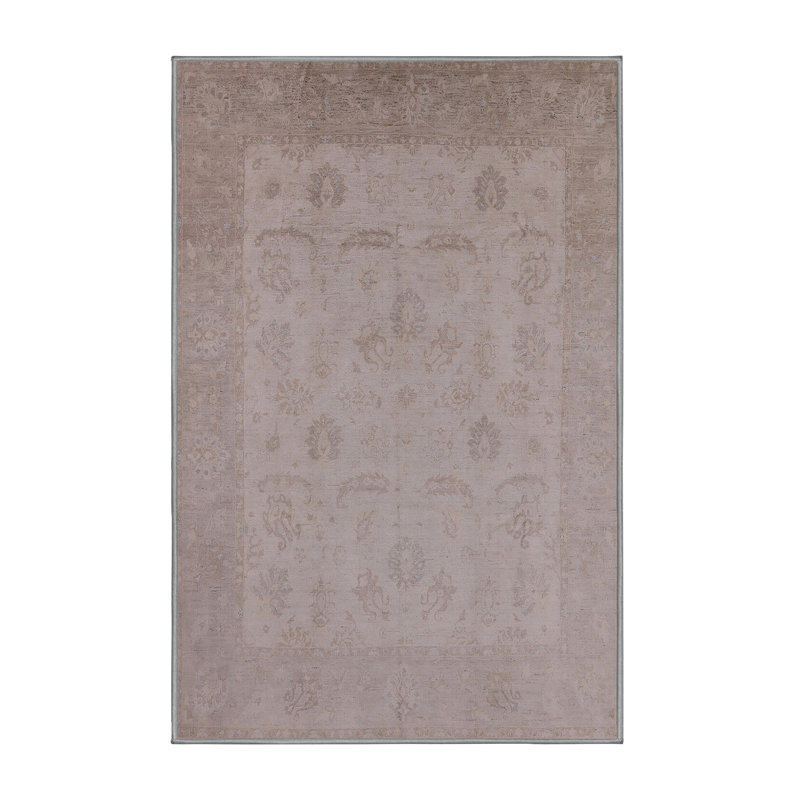 Tapis oriental gris Fairground, Rectangle 8 pi x 12 pi