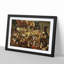 The Fight Between Carnival and Lent by Pieter Bruegel the Elder - Framed Print-62771522-62771525