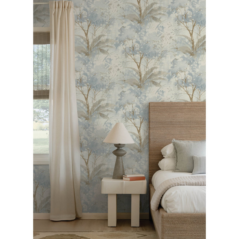 Papier peint Mistwood Blue Forest, Bleu