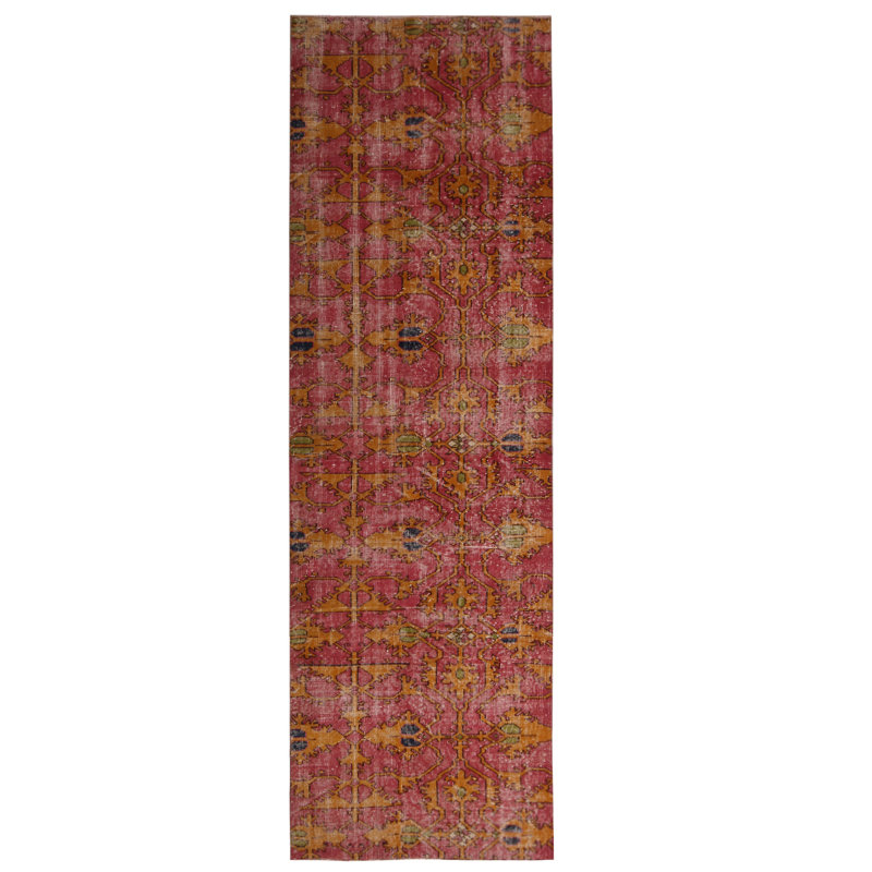 Pasha One-of-a-Kind 3'5" X 10'9" Hand Knotted Area Rug