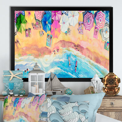 " Aerial Pastel Beach Miami VI "