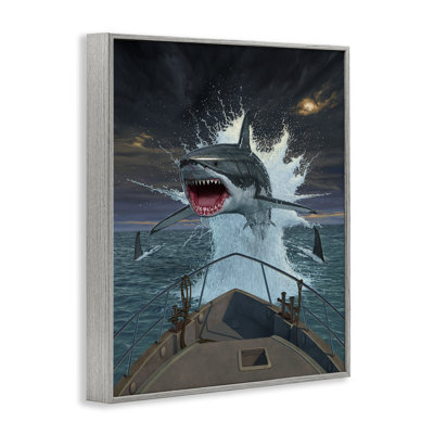 «Fish Out Of Water Shark», estampe numérique par Vincent Hie