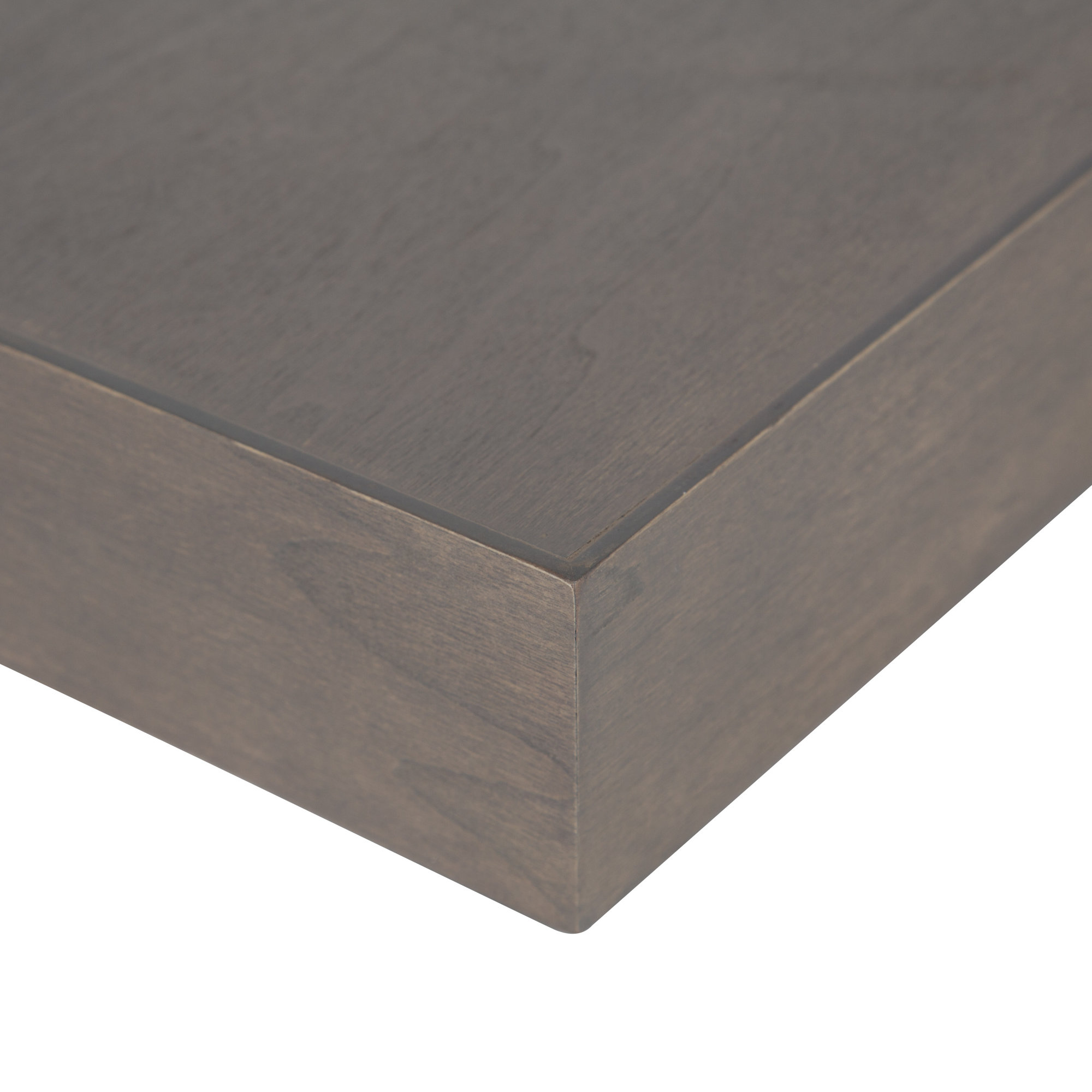 Jeremiah 2 Piece Picture Ledge Wall Shelf, 2.3" H x 18" W x 8" D, Gray