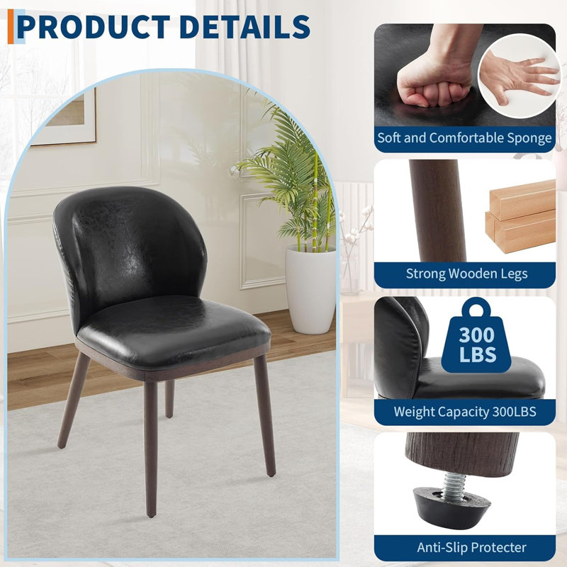 Side Chair in Black