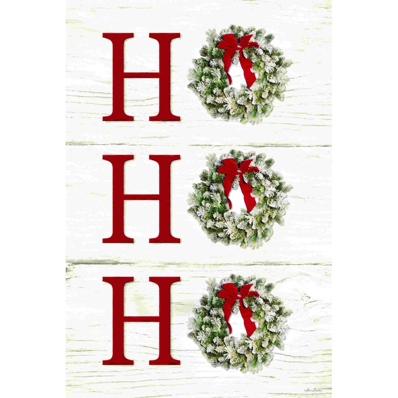 Ho, Ho, Ho, H 18 po x l 12 po