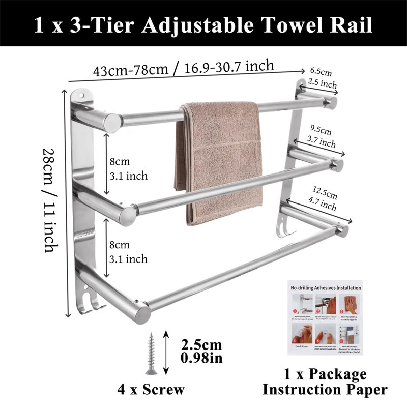 Wall Towel Rack