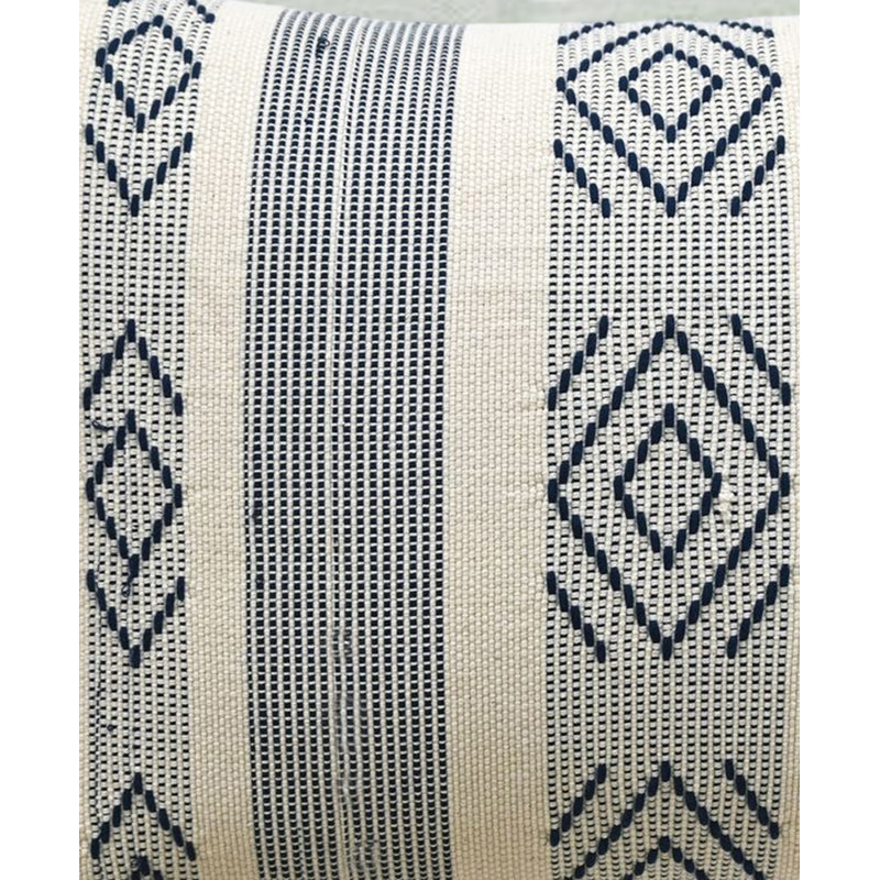 Jacquard Cotton Throw Pillow